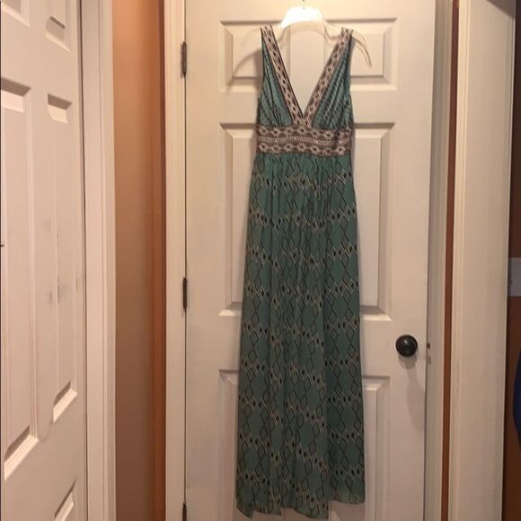 BCBGMaxAzria Silk Maxi Dress - Picture 1 of 7